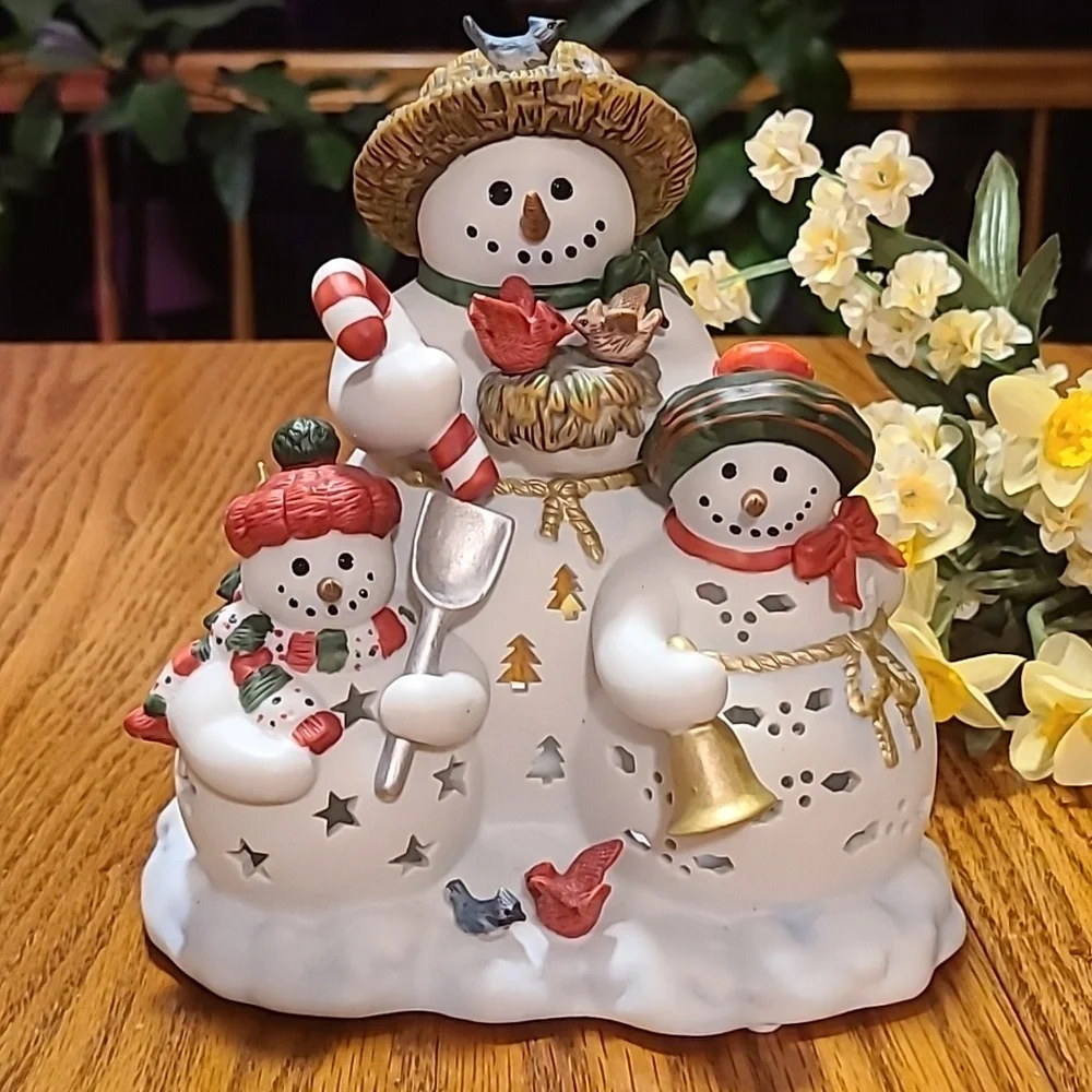 Partylite Snowman Candle Holder